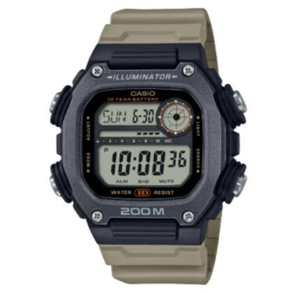 Casio General DW-291HX-5AV Brown Resin Band Men Watch